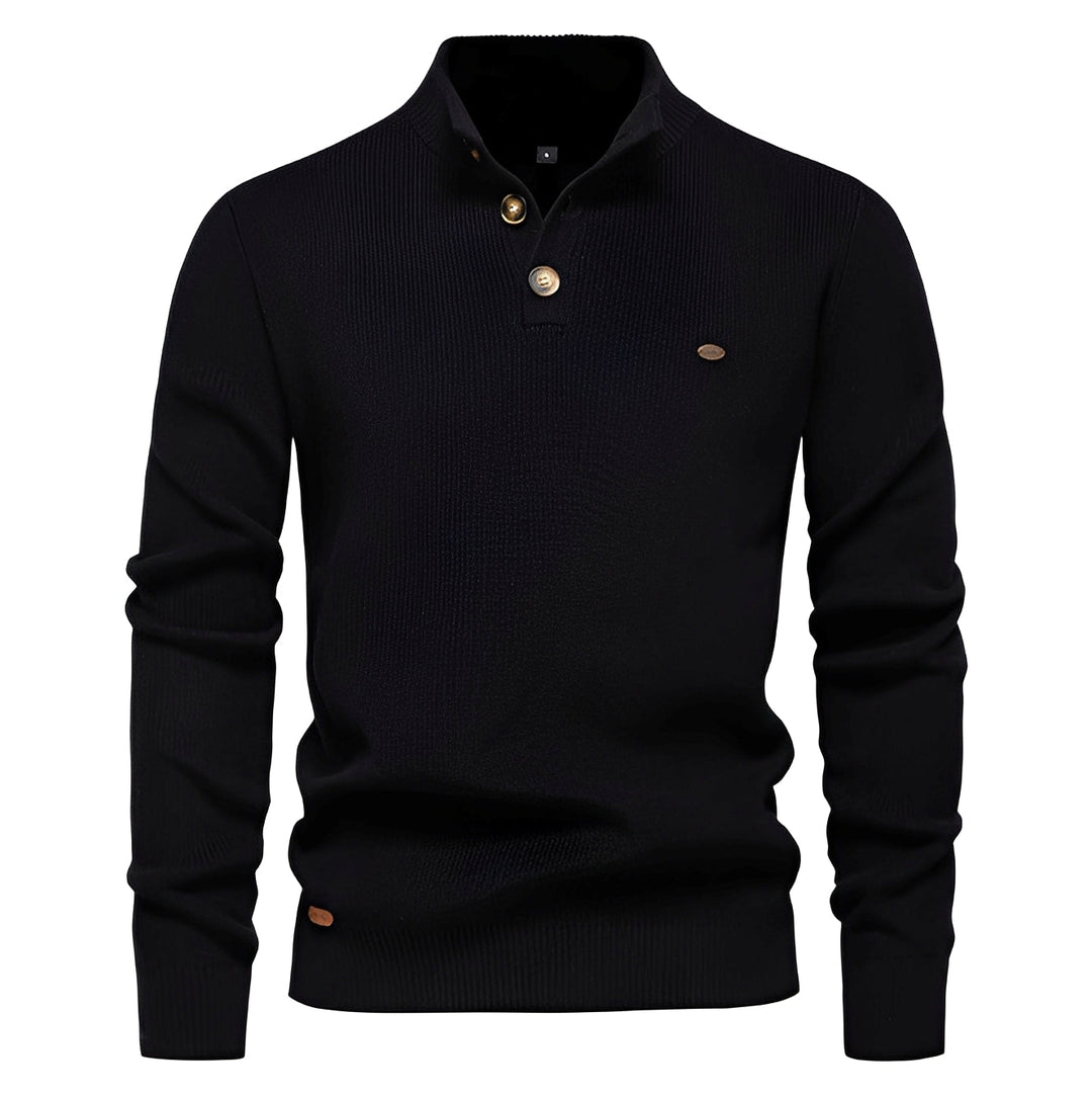 Royston - Maglione casual con zip a un quarto per uomo