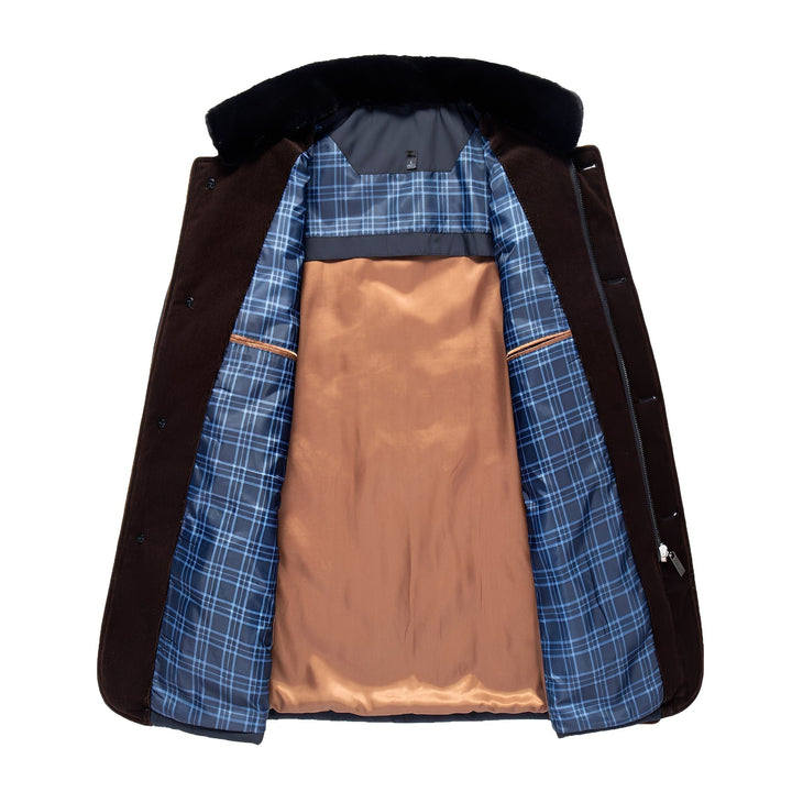 Rodney – Elegante giacca imbottita con bottoni per uomini