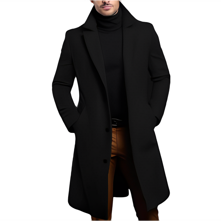 Reilly - Elegante Cappotto di Lana per Uomo