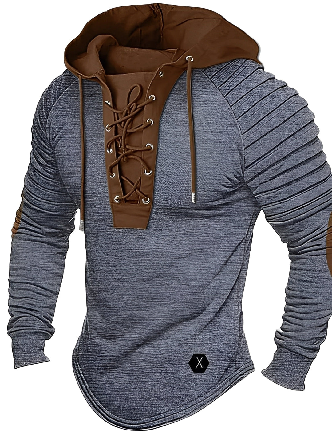Durward - Maglione casual con cappuccio per uomo