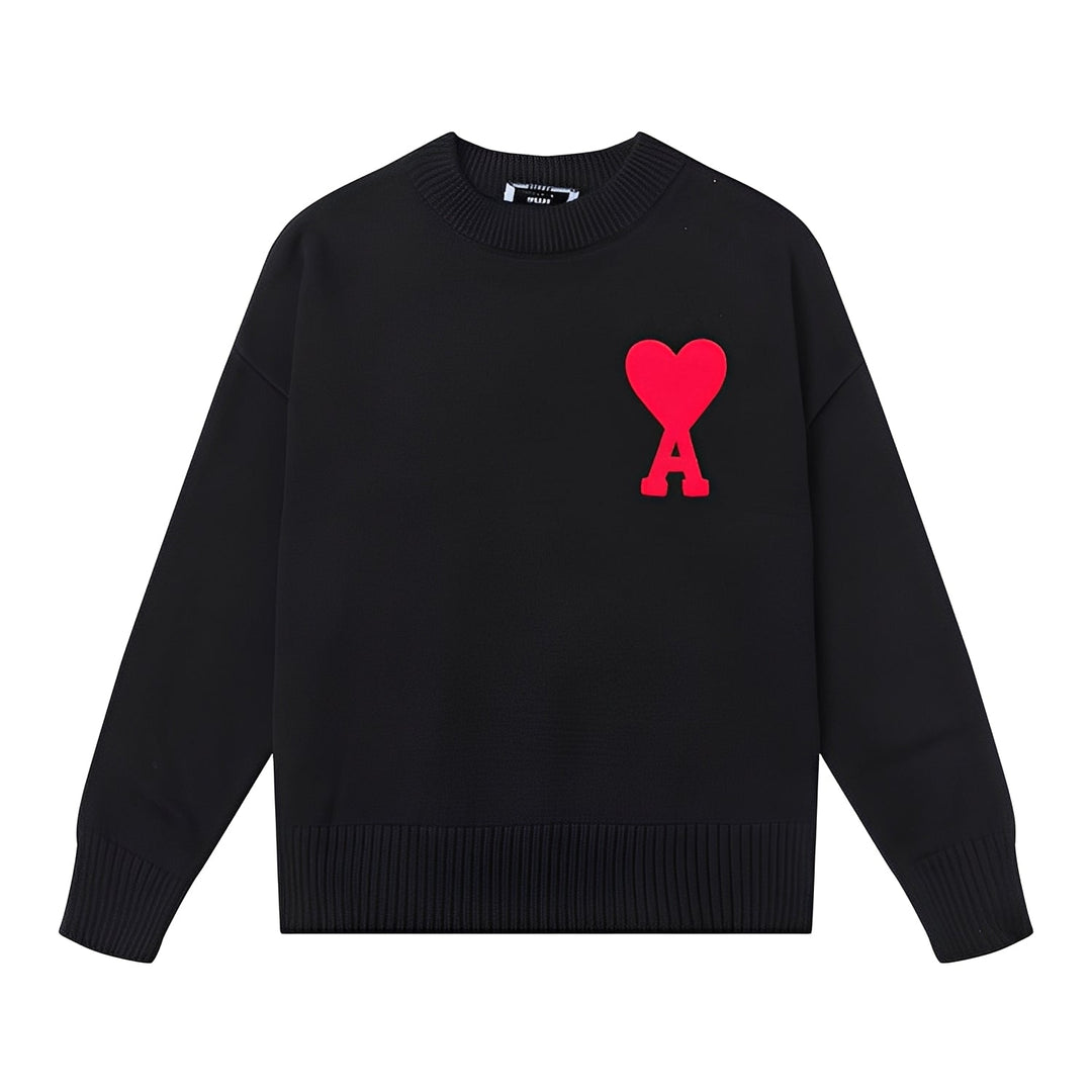 Darden - Semplice maglione ricamato per uomo