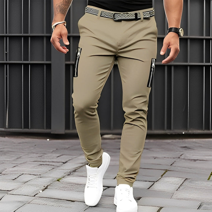 Jaron - Elegante, casual pantaloni slim fit per uomo