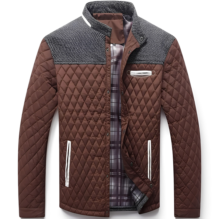 Alvin - Giacca casual imbottita trapuntata per uomini