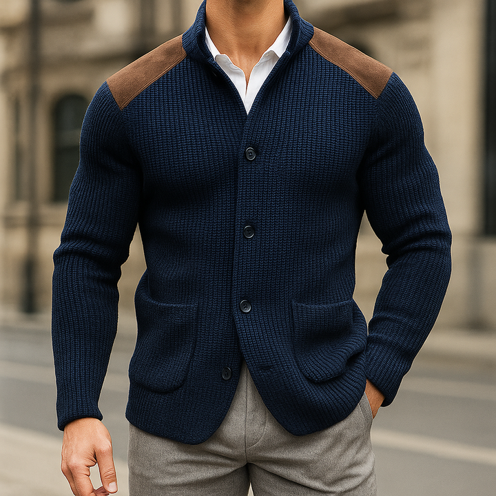 SILVORO | BLAZER IN MAGLIA TESTURIZZATA