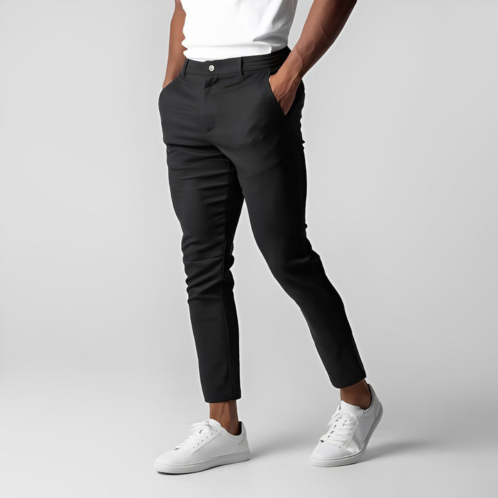 Justine - Pantaloni chino slim-fit casual per uomo