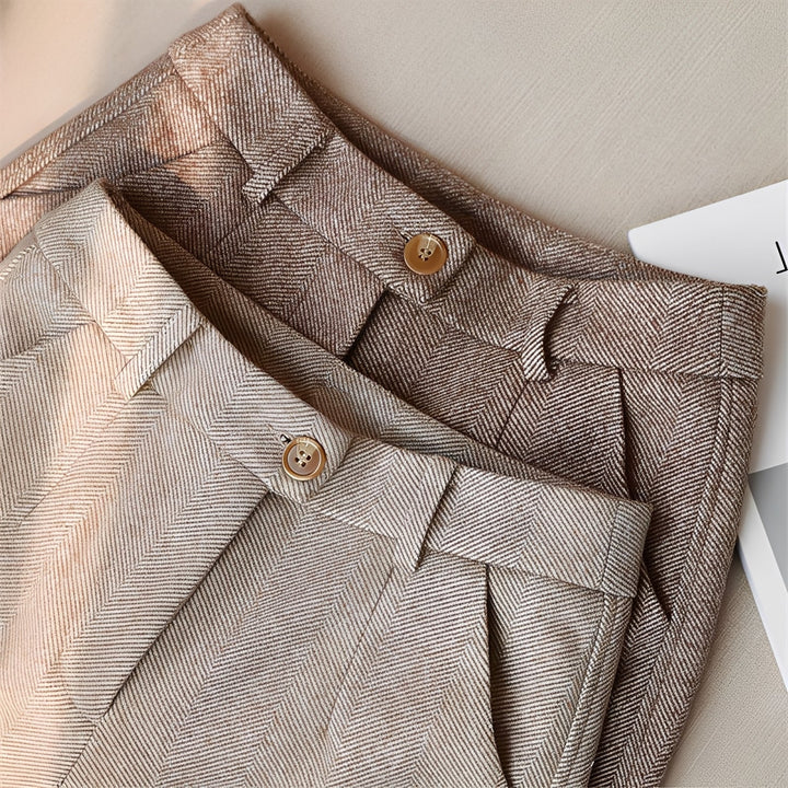 Daren - Formale stretta pantaloni di lana per uomini