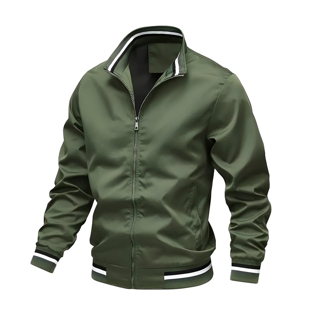 Jeremy - Giacca bomber casual con strisce per uomo