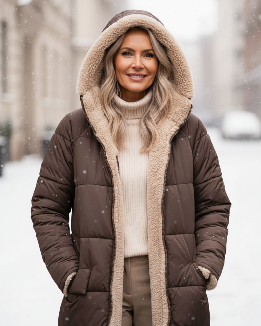 Cappotto invernale Sherpa