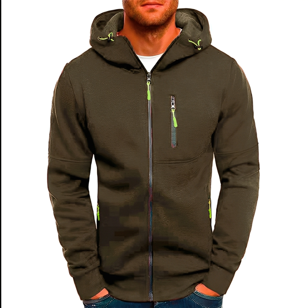 Miller - Giacca Casual Zip-Up con Cappuccio per Uomo