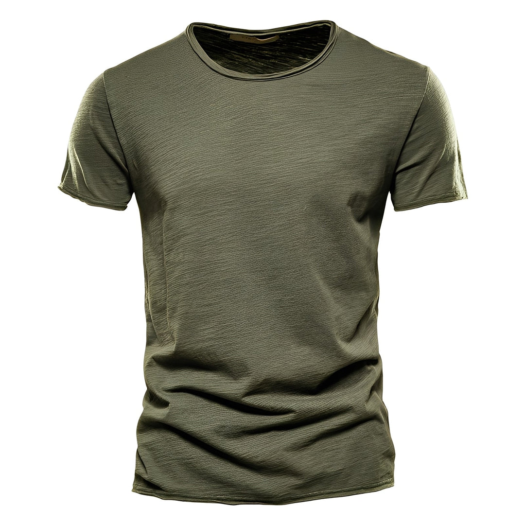 Roderick - T-Shirt casual a maniche corte in cotone per uomo