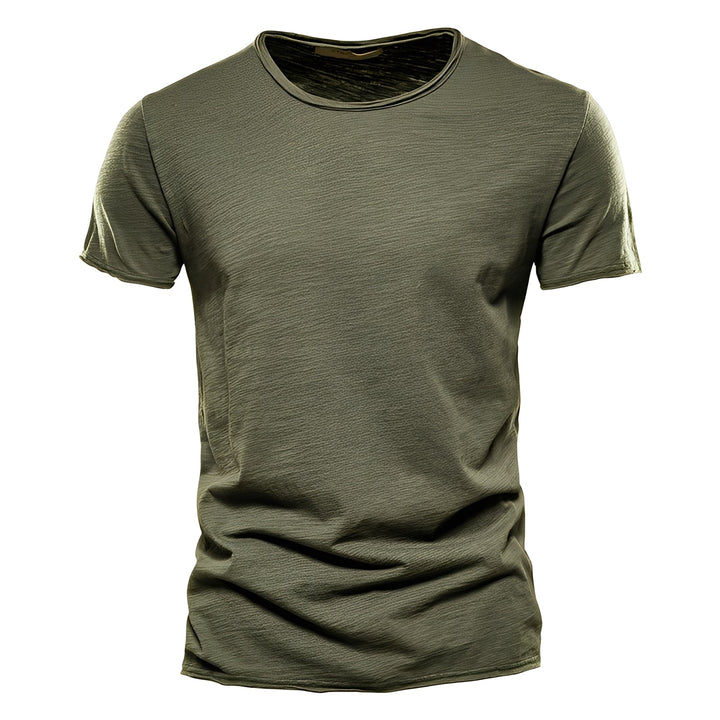 Roderick - T-Shirt casual a maniche corte in cotone per uomo