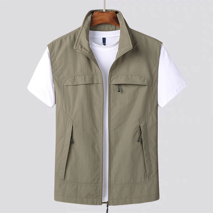 Marvin - Gilet casual con tasche per uomini