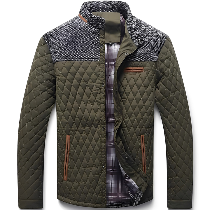 Alvin - Giacca casual imbottita trapuntata per uomini