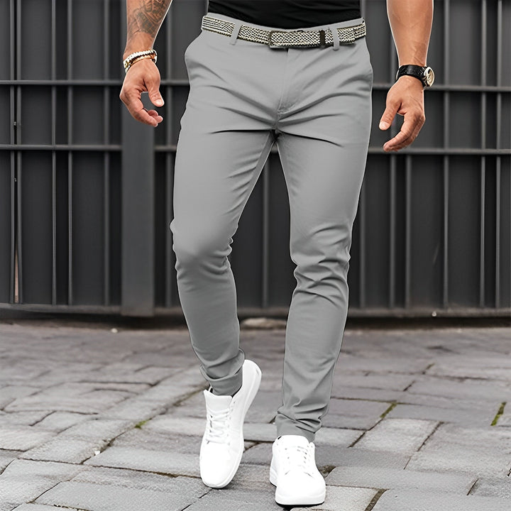 Jaron - Elegante, casual pantaloni slim fit per uomo