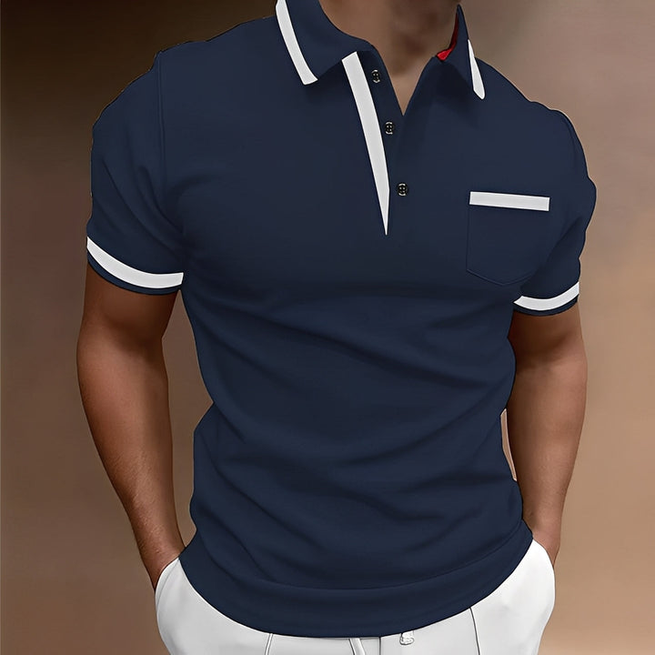 Alijah - Elegante polo attillato per uomo