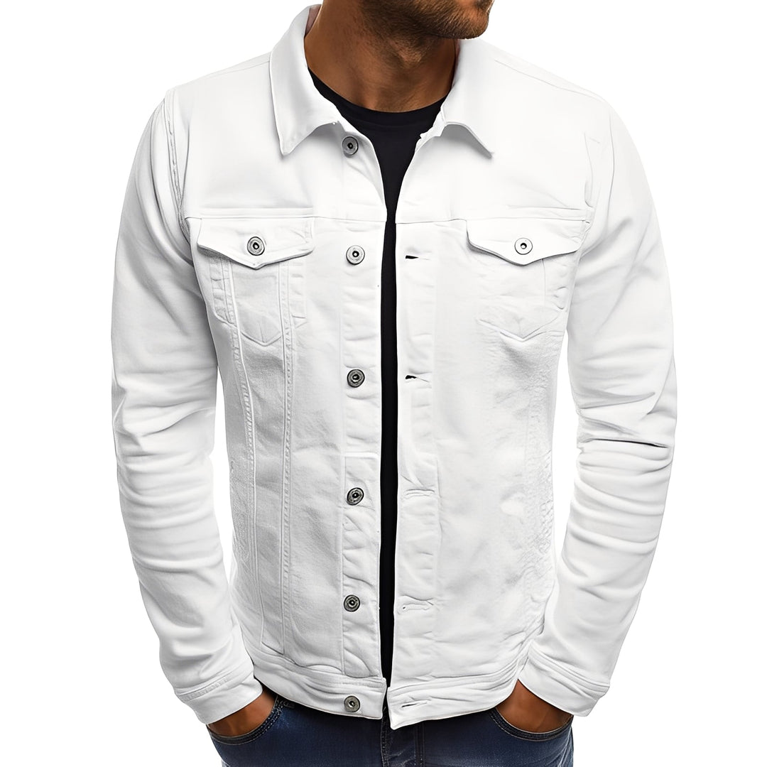 Steven - Stilosa Jeansjacke con Tasche per Uomini