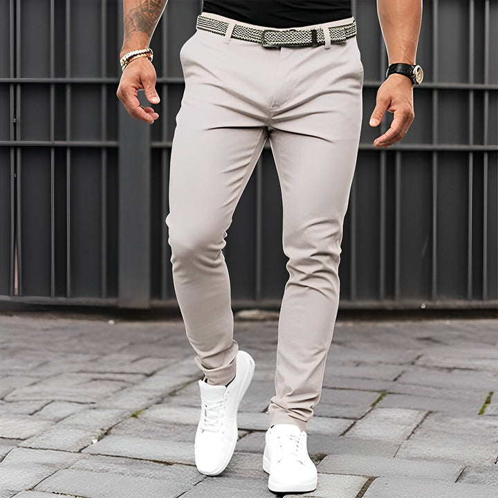 Jaron - Elegante, casual pantaloni slim fit per uomo