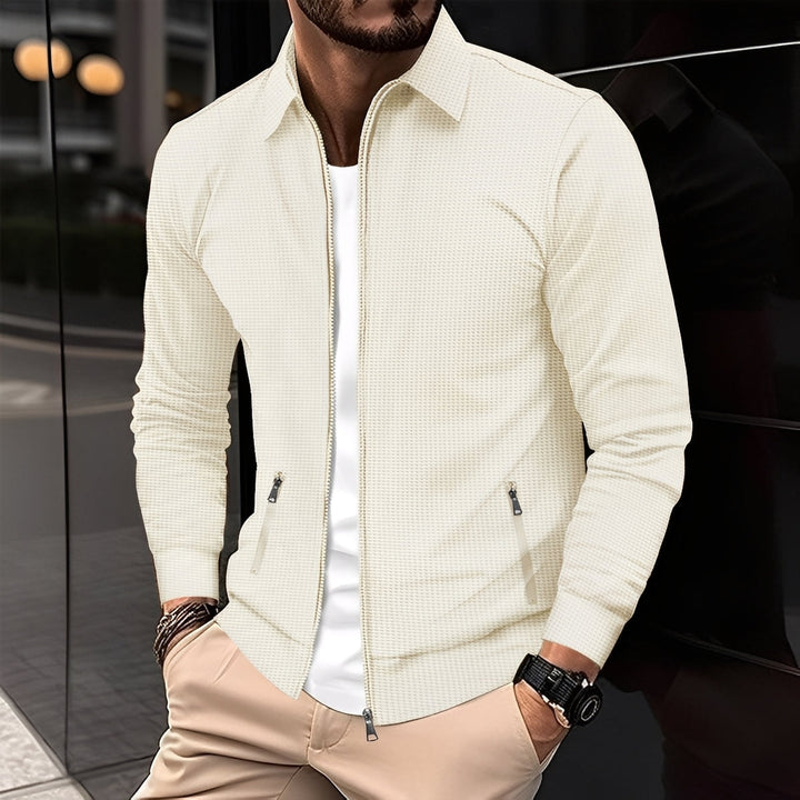 Anthony - Giacca moderna con tasche con zip per uomo