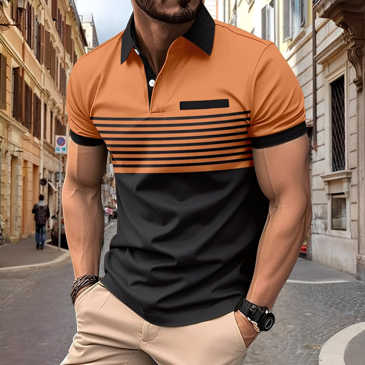 Derryl - Elegante maglietta a righe per uomo