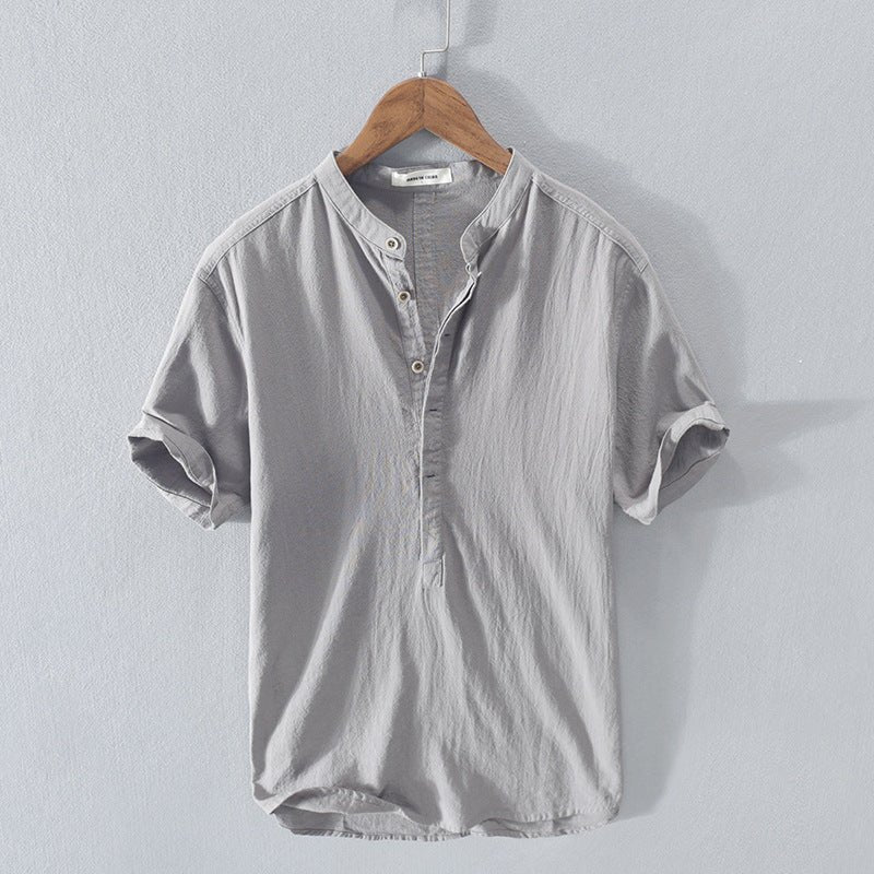 Ismael - Camicia in lino casual a manica corta