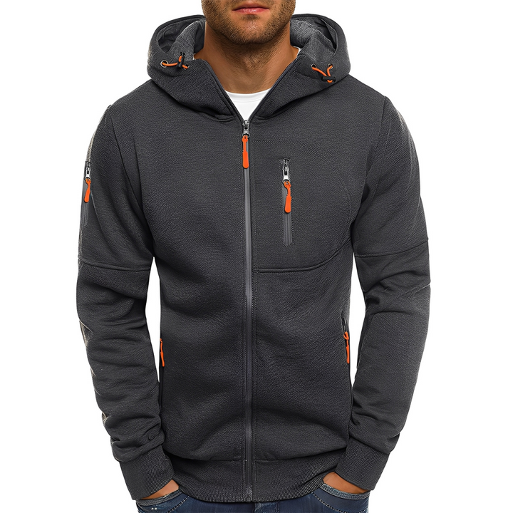 Miller - Giacca Casual Zip-Up con Cappuccio per Uomo