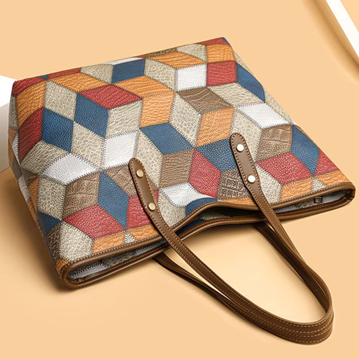 Zavelli™ | Borsa a spalla Mosaico in pelle