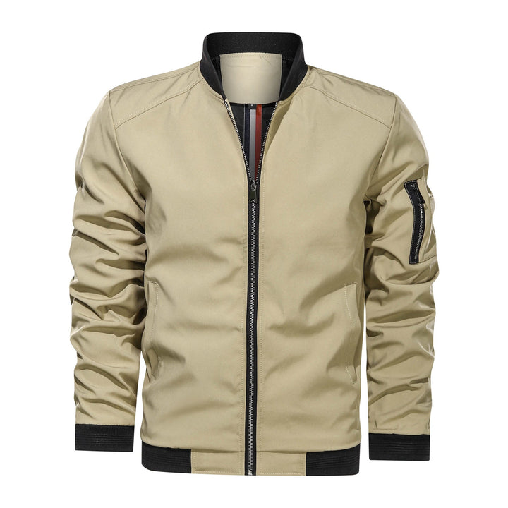 Rufus - Giacca bomber casual con zip per uomini