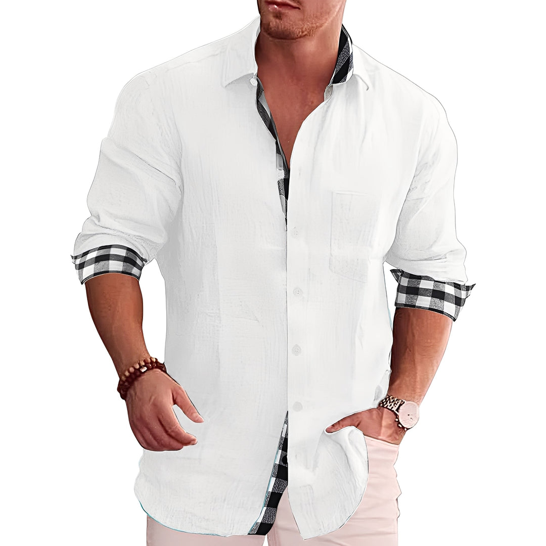 Ronald - Camicia casual a quadri per uomo