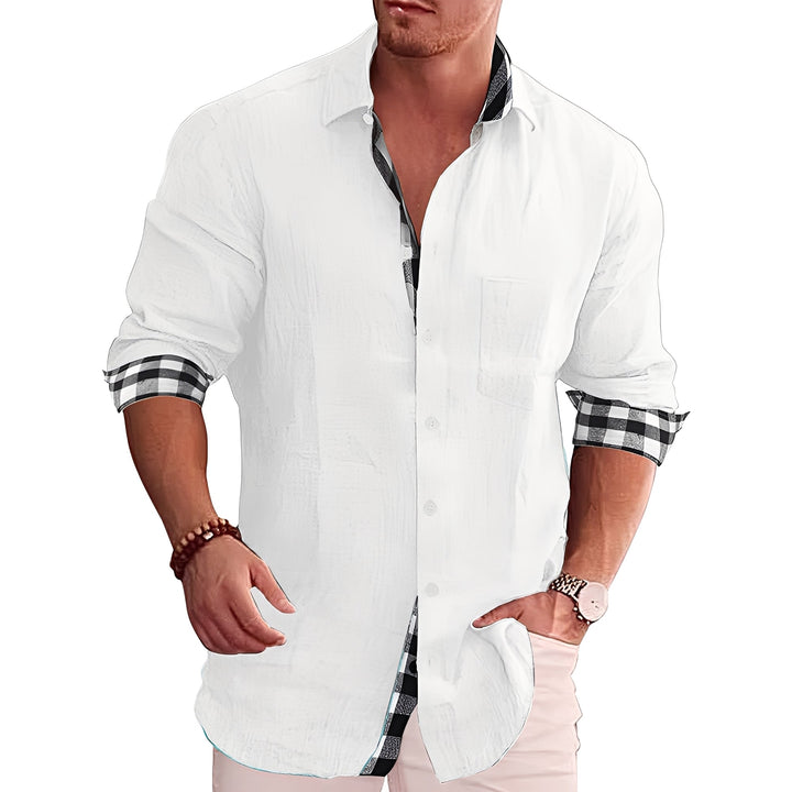 Ronald - Camicia casual a quadri per uomo