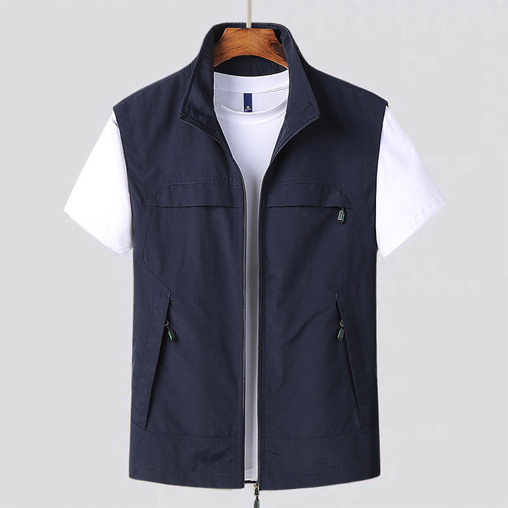 Marvin - Gilet casual con tasche per uomini