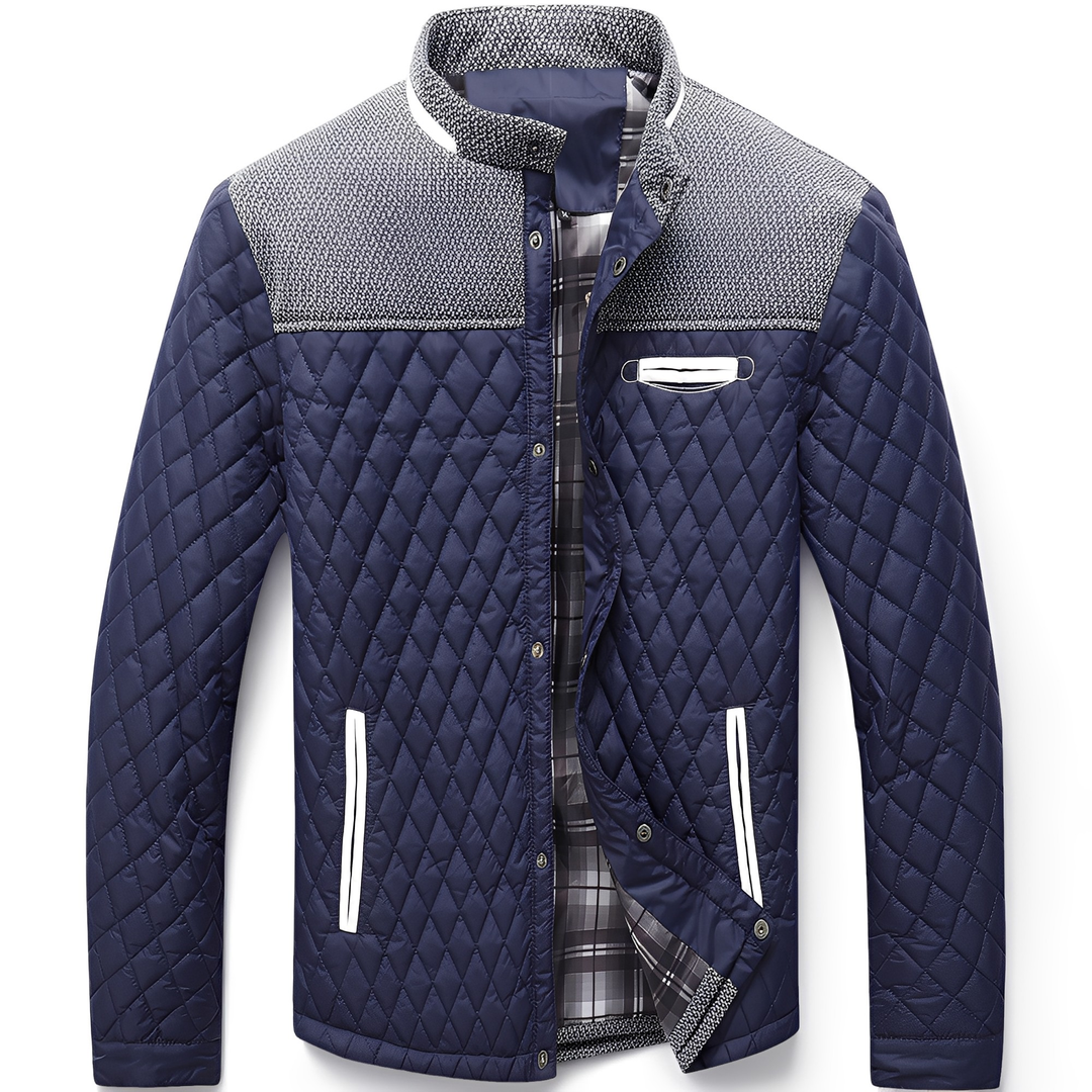 Alvin - Giacca casual imbottita trapuntata per uomini