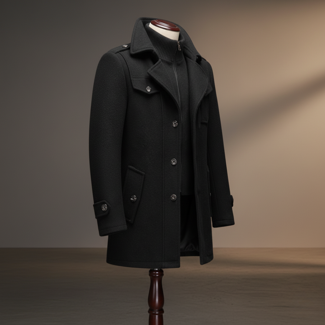 Angelo™ | Cappotto caldo ed elegante per uomini