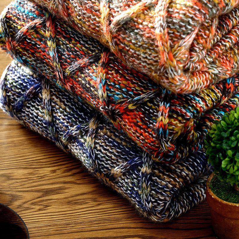 Francis - Caldo, colorato maglione invernale per uomo