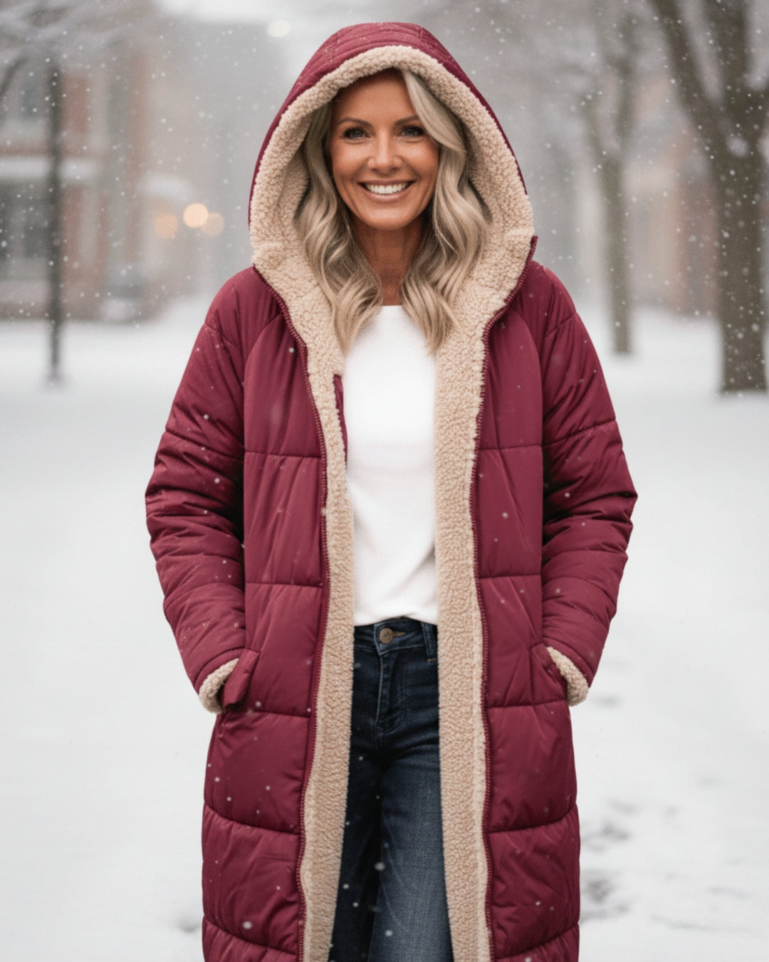 Cappotto invernale Sherpa