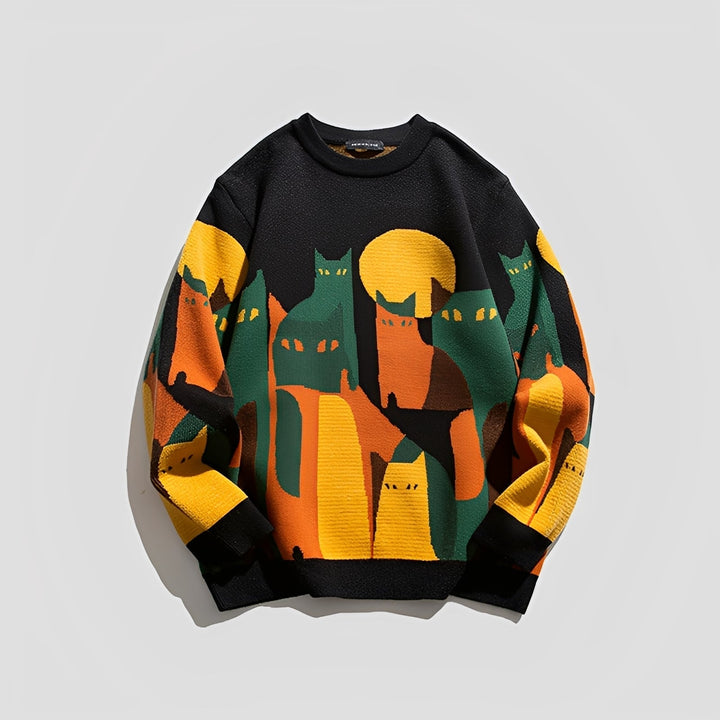 Davin - Elegante Maglione con Stampa per Uomo