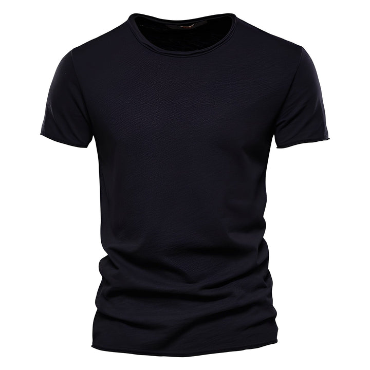 Roderick - T-Shirt casual a maniche corte in cotone per uomo
