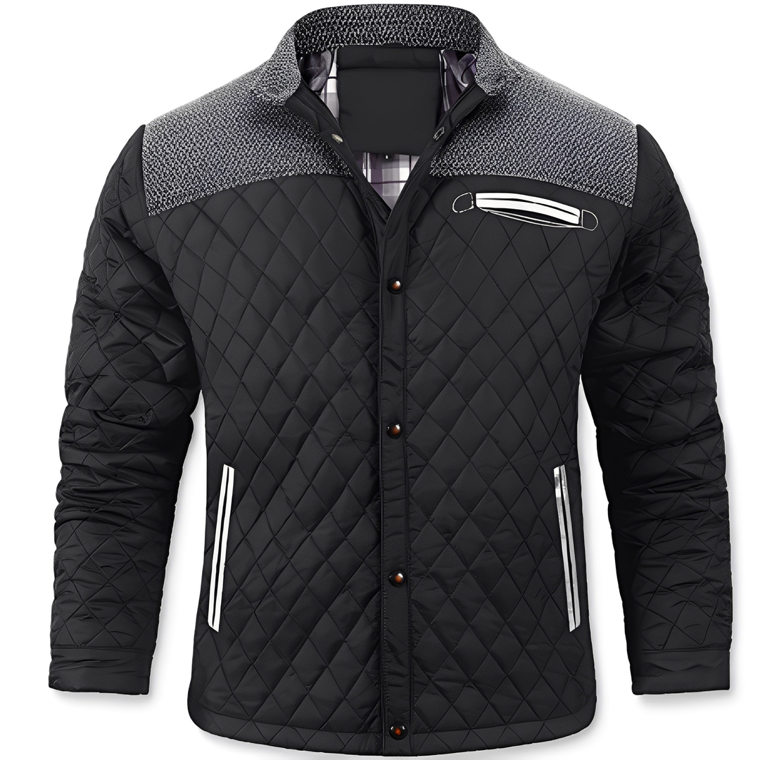 Alvin - Giacca casual imbottita trapuntata per uomini