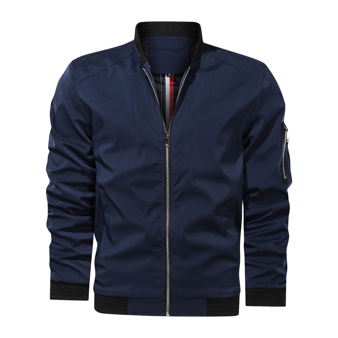 Rufus - Giacca bomber casual con zip per uomini