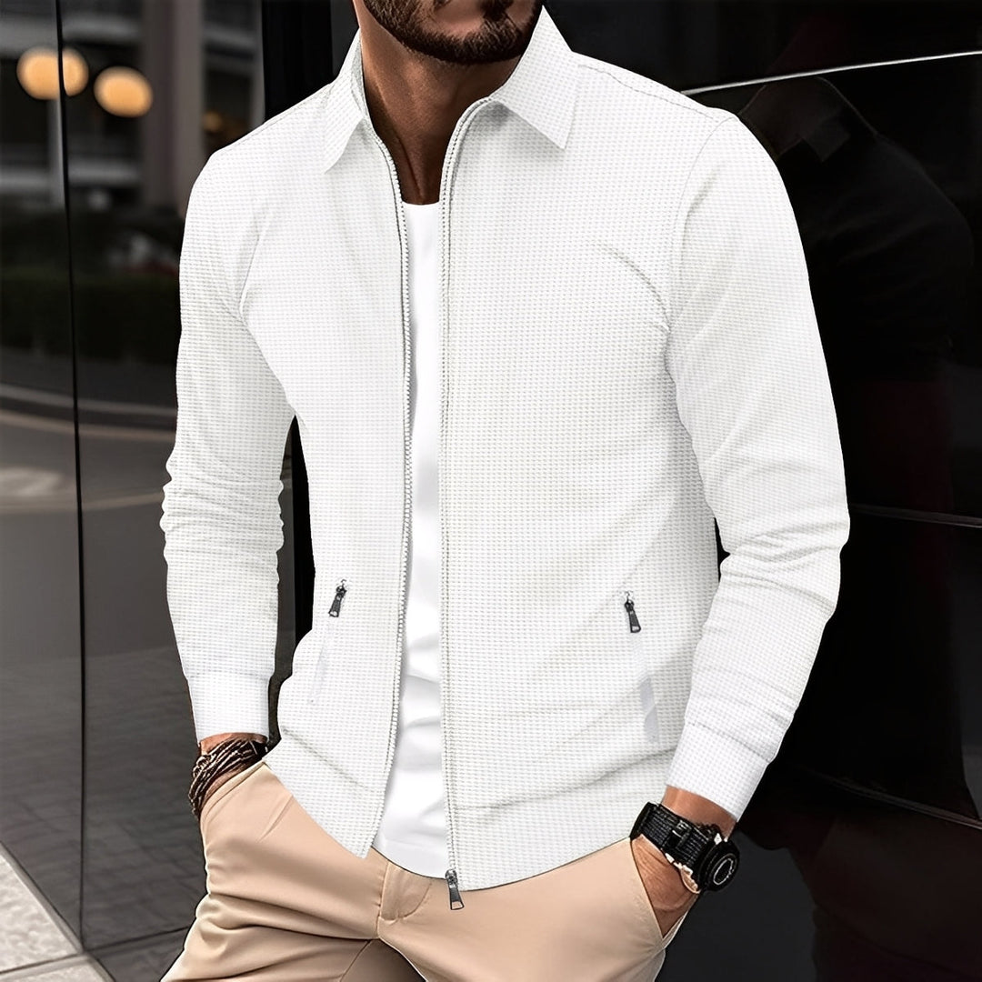 Anthony - Giacca moderna con tasche con zip per uomo