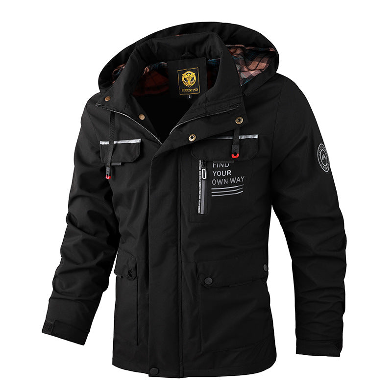 Millard - Moderna impermeabile Cargo-Jacke per Uomini