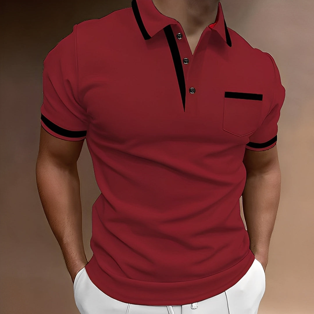 Alijah - Elegante polo attillato per uomo