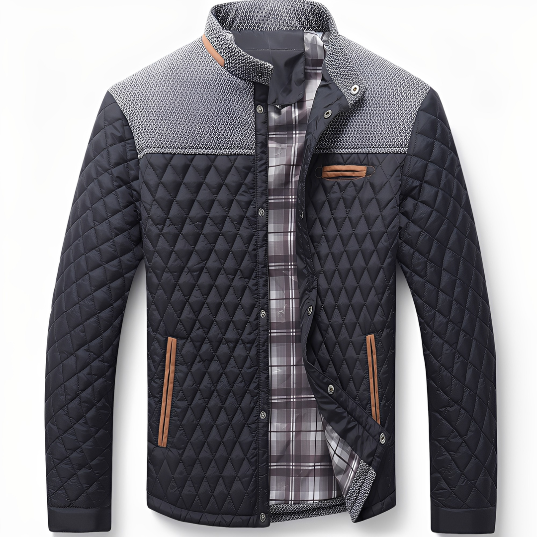 Alvin - Giacca casual imbottita trapuntata per uomini