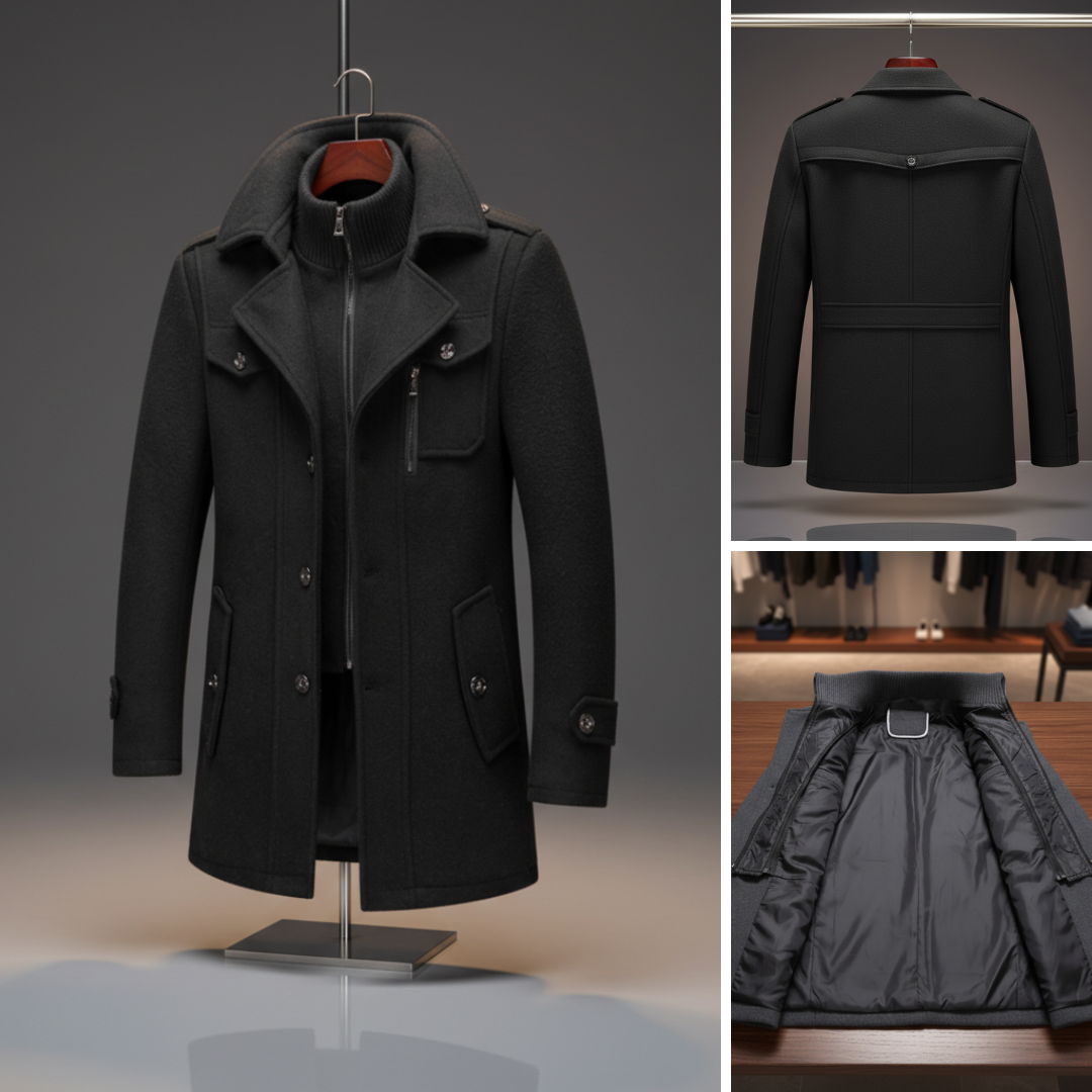 Angelo™ | Cappotto caldo ed elegante per uomini
