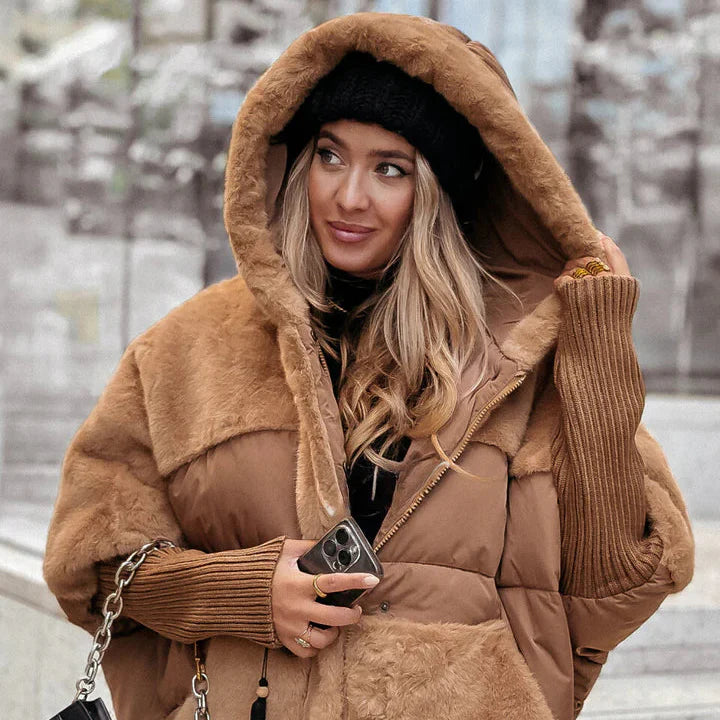 LENA | Elegante Giacca Imbottita con Cappuccio