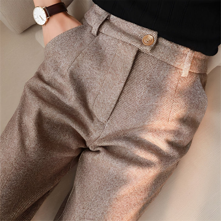 Daren - Formale stretta pantaloni di lana per uomini