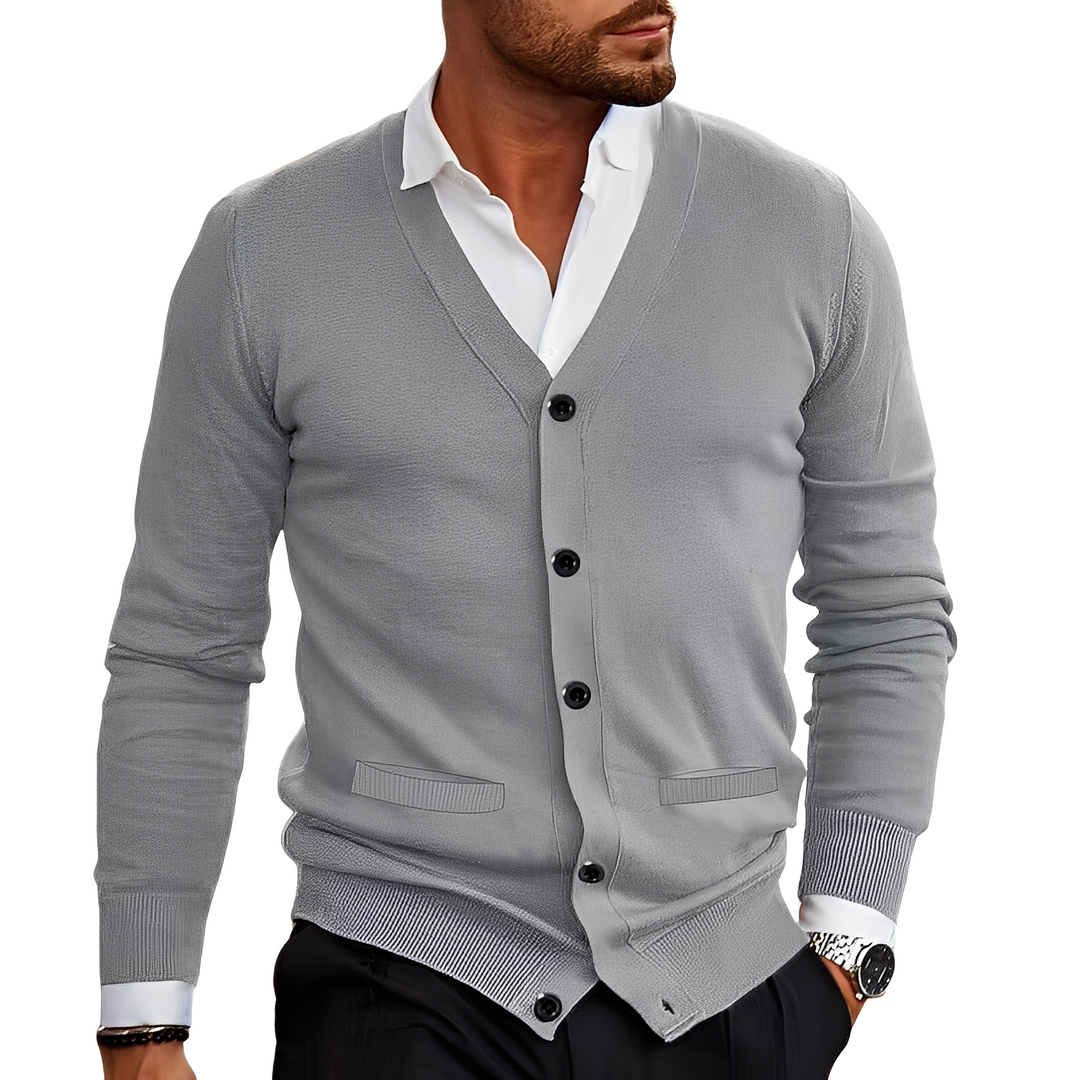 Bradley - Cardigan casual e semplice per uomini