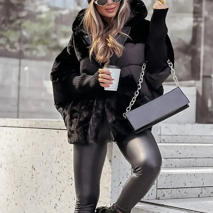 LENA | Elegante Giacca Imbottita con Cappuccio