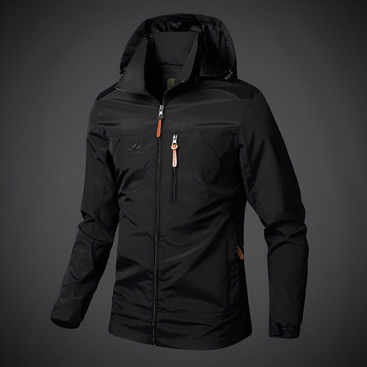 Finnegan - Giacca Outdoor Casual con Cappuccio per Uomo
