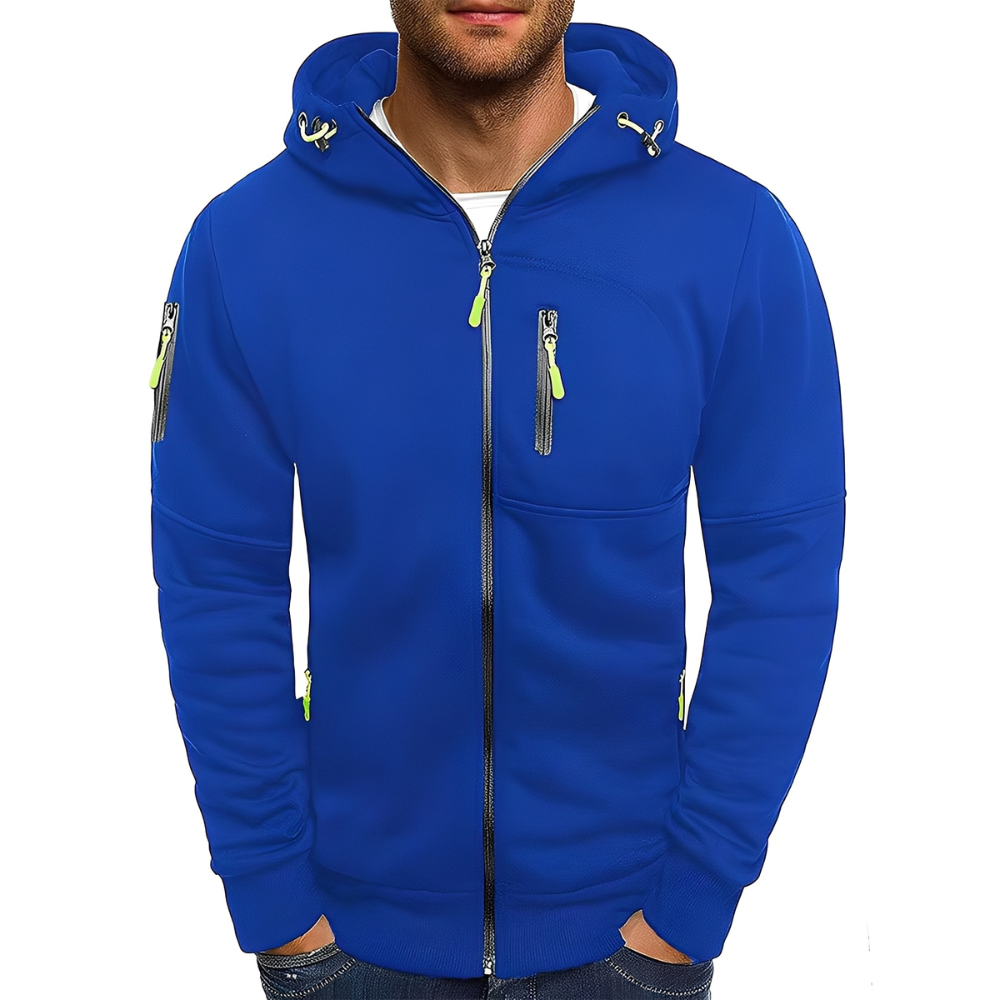 Miller - Giacca Casual Zip-Up con Cappuccio per Uomo
