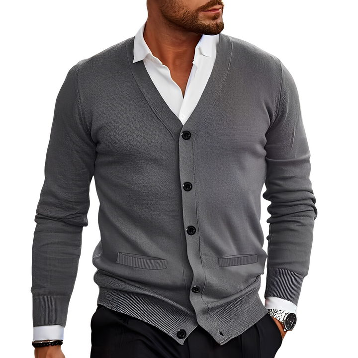 Bradley - Cardigan casual e semplice per uomini